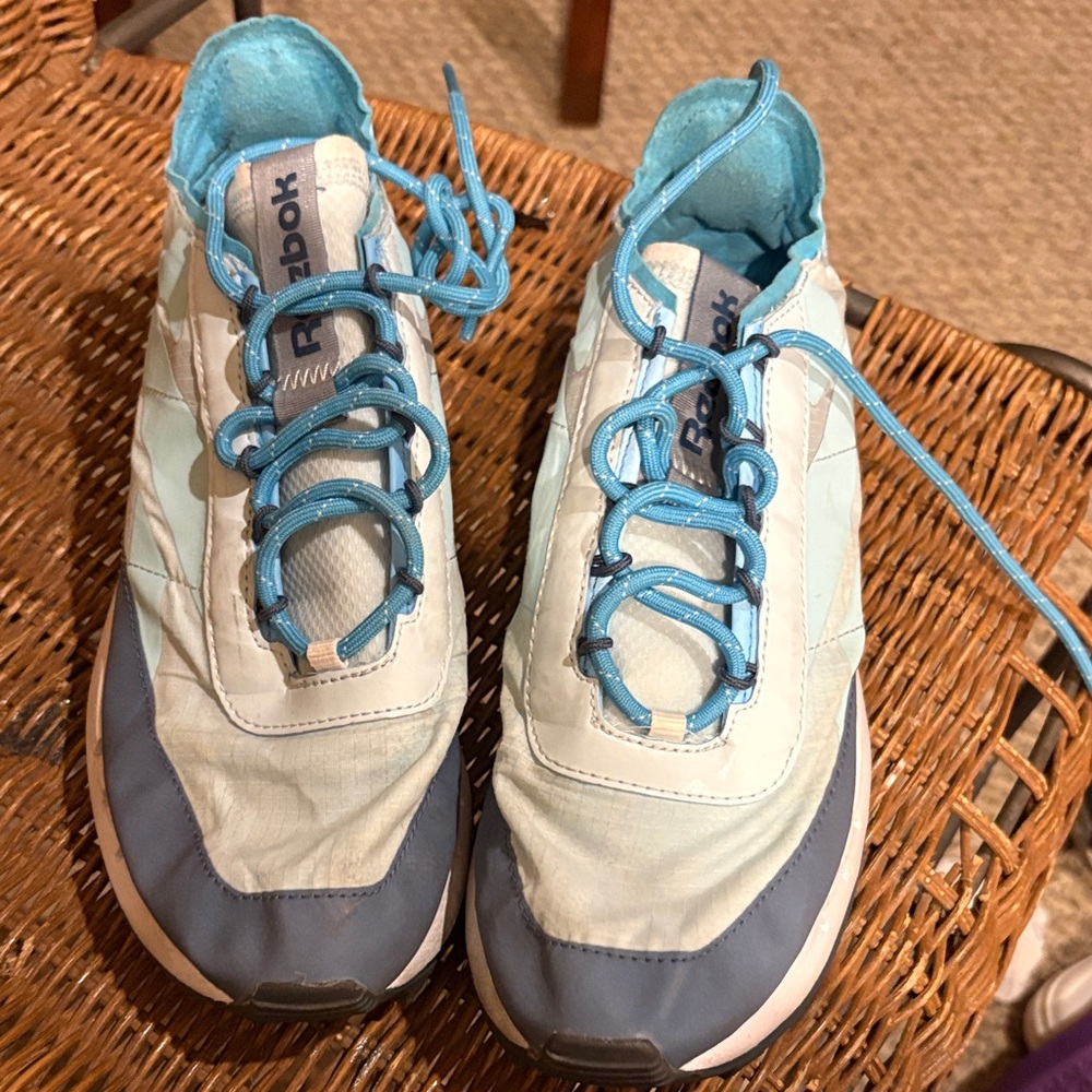 Reebok Sky Blue and Gray Athletic Shoes